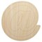 At Email Symbol Unfinished Wood Shape Piece Cutout for DIY Craft Projects